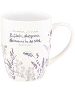 Tasse 'Eine kleine Auszeit für dich' Silber-Edition