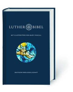 Lutherbibel mit Glasfenstern von Marc Chagall