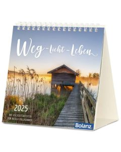 Weg-Licht-Leben 2025 - Tischkalender