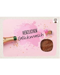 Schokokarte - Herzlichen Glückwunsch