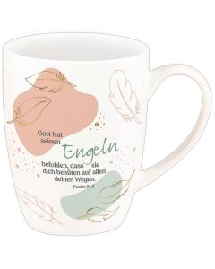 Tasse "Gott hat seinen Engeln befohlen" (Gold-Edition)