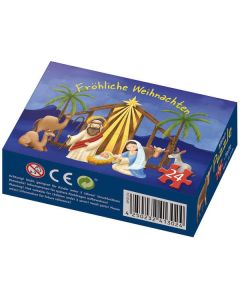 Mini-Puzzle: Weihnachtskrippe