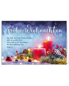 Faltkarte: Frohe Weihnachten