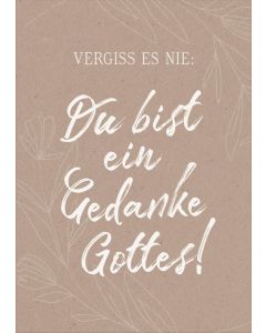 Postkarten "Gedanke Gottes" 12 Stk.