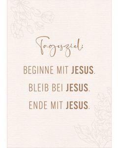 Postkarten "Tagesziel Jesus" 12 Stk.