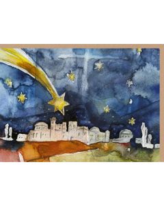 Faltkarte "Stern über Bethlehem"