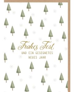Faltkarte "Frohes Fest"