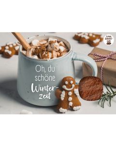 Schokokarte 'Oh, du schöne Winterzeit'