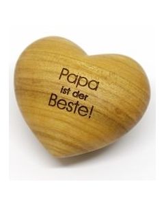 Holzherz 'Papa ist der Beste!'