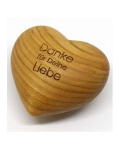 Holzherz 'Danke für Deine Liebe'