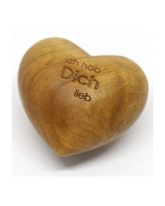 Holzherz 'Ich hab' Dich lieb'