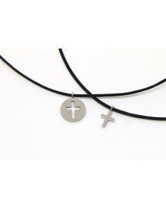 Schmuck-Set Medallion und Kreuz