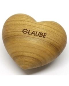 Holzherz 'Glaube'