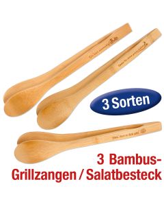 Set 'Multifunktionszangen aus Bambus' 3-tlg.