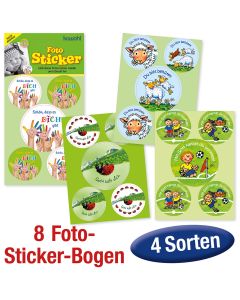 Paket 'Foto-Sticker-Bogen' 8 Ex.