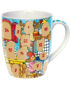 Adventskalender-Tasse 'Wichtelstube'