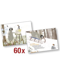 Paket 'Pinguin-Postkarten' 60 Ex.