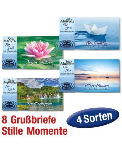 Paket Grußhefte 'Stille Momente' 8 Ex.