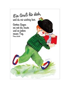 Postkarte 4 Ex. 'Ein Gruß für dich ...'