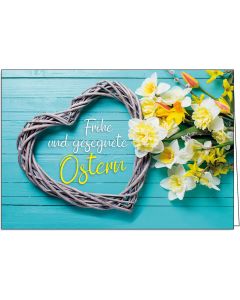 Faltkarte Ostern 'Frohe und gesegnete Ostern'