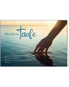 Faltkarte Taufe 'Alles Gute zur Taufe'