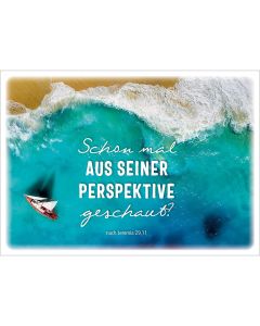 Postkarte 'Aus seiner Perspektive' 12 Ex.