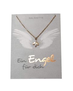 Halskette 'Ein Engel für dich'  rosevergoldet