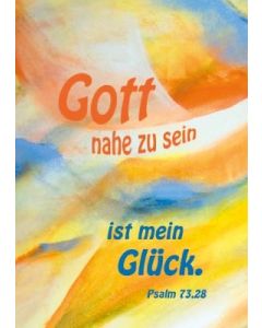 Faltkarte 'Gott nahe zu sein'