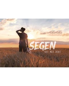 Postkarte 'Gottes Segen sei mit dir!'  12x