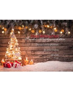 Postkarte 'Frohe Weihnachten'