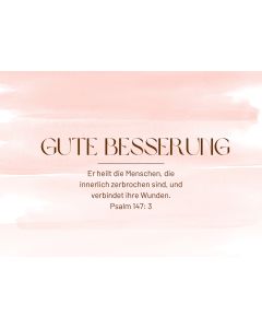 Postkarte 'Gute Besserung'