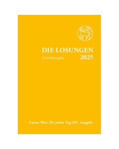 Losungen 2025 - Schreibausgabe (Schweizer Ausgabe - gelb)